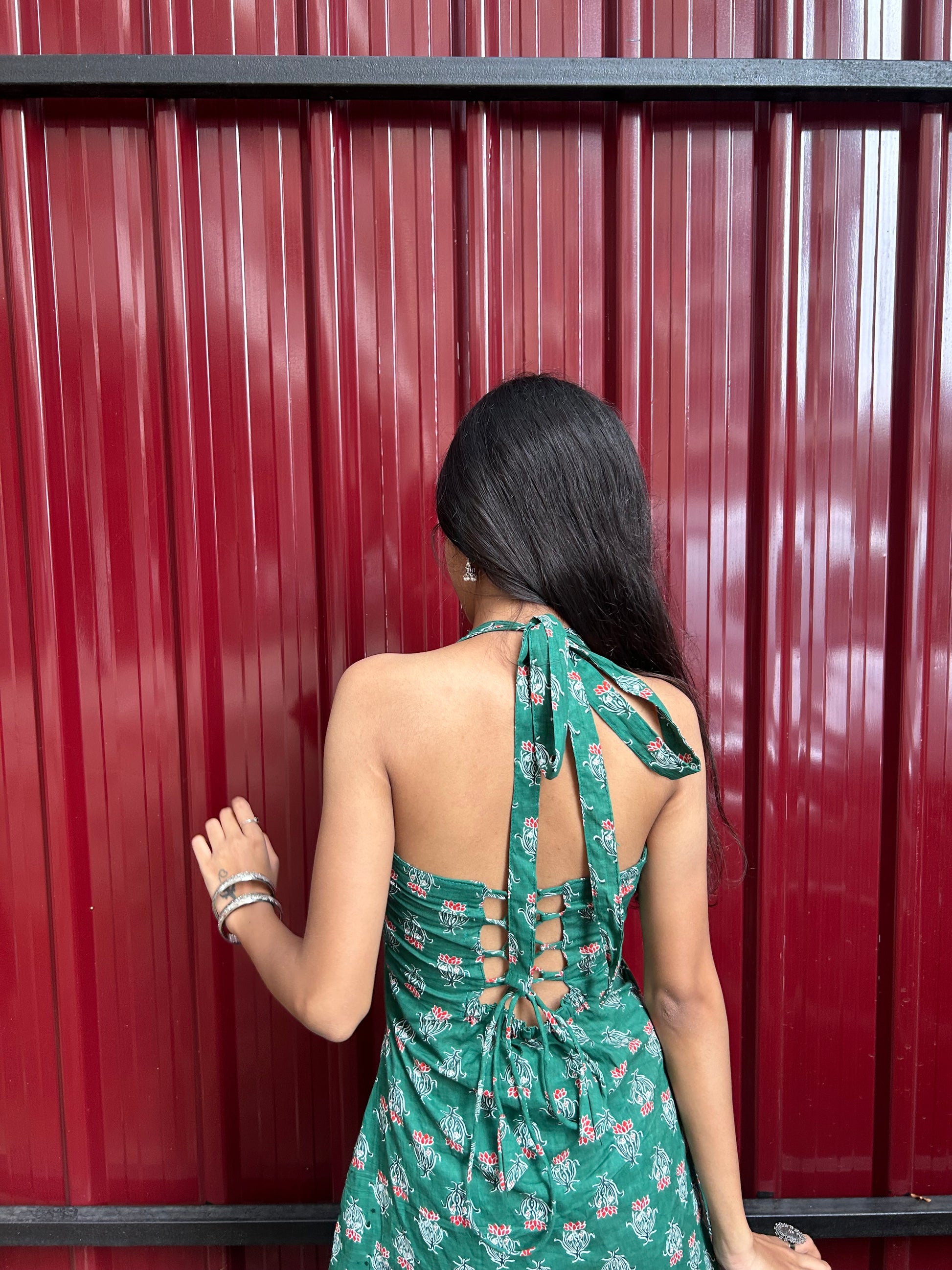 Mehreen Halter-Neck kurti