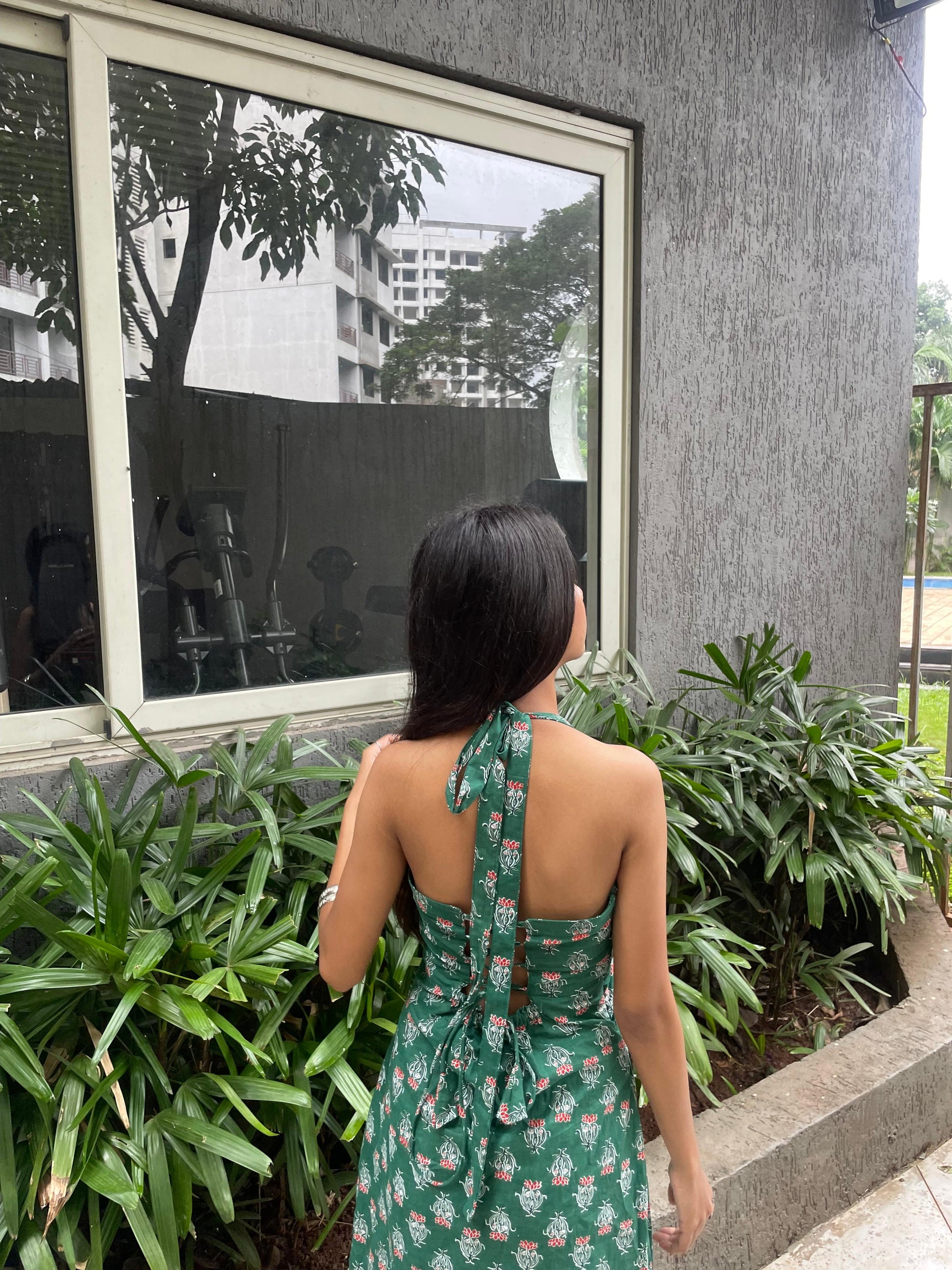 Mehreen Halter-Neck kurti